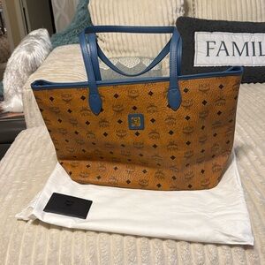 Authentic Like New Pristine MCM Large Tote Bag